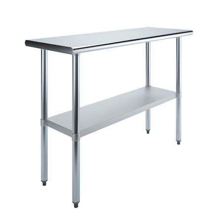 Amgood 18 in. x 48 in. Stainless Steel Table AMG WT-1848